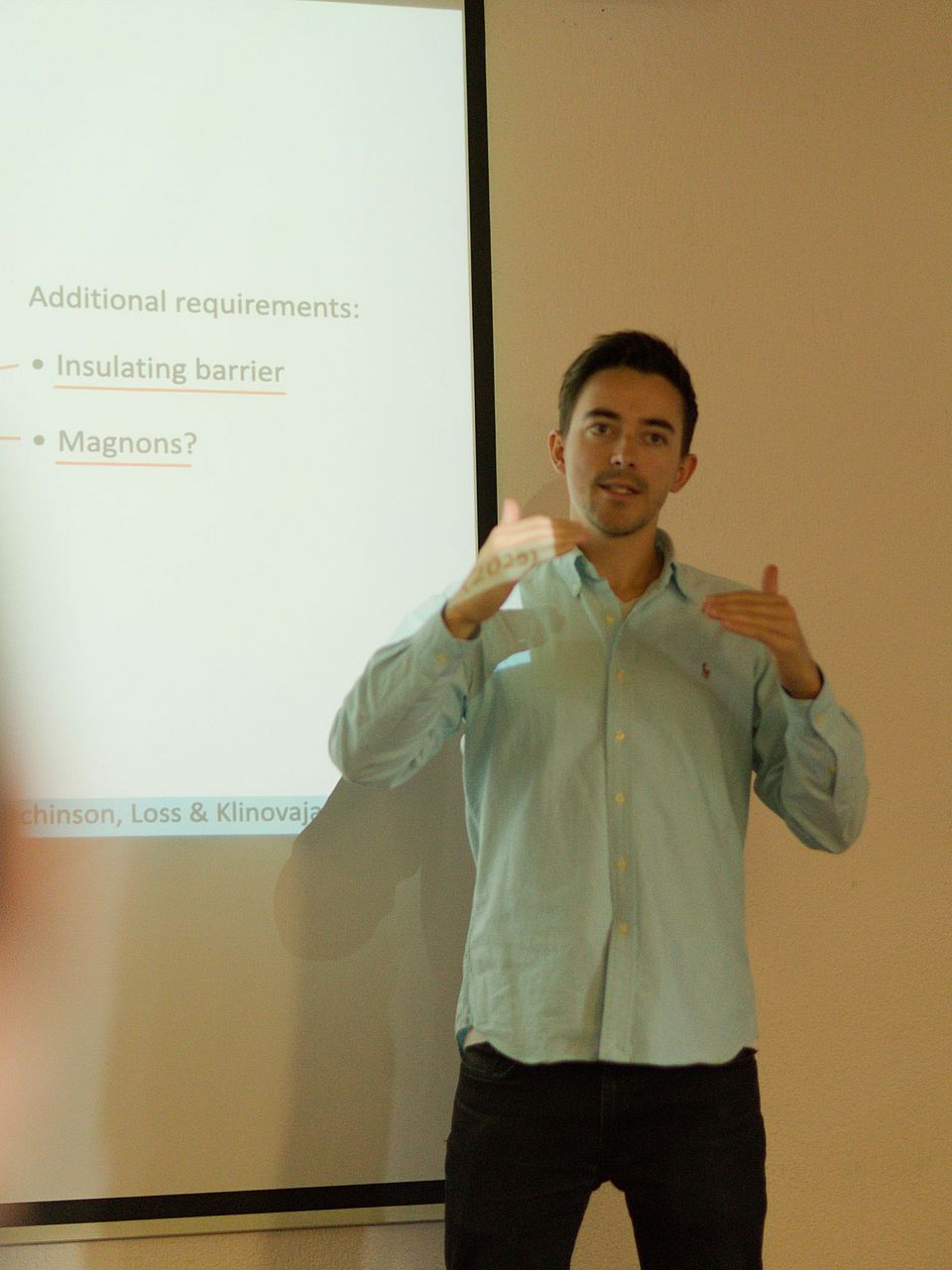 "Topological superconductivty in van der Waals systems" by Dr. Joel Hutchinson